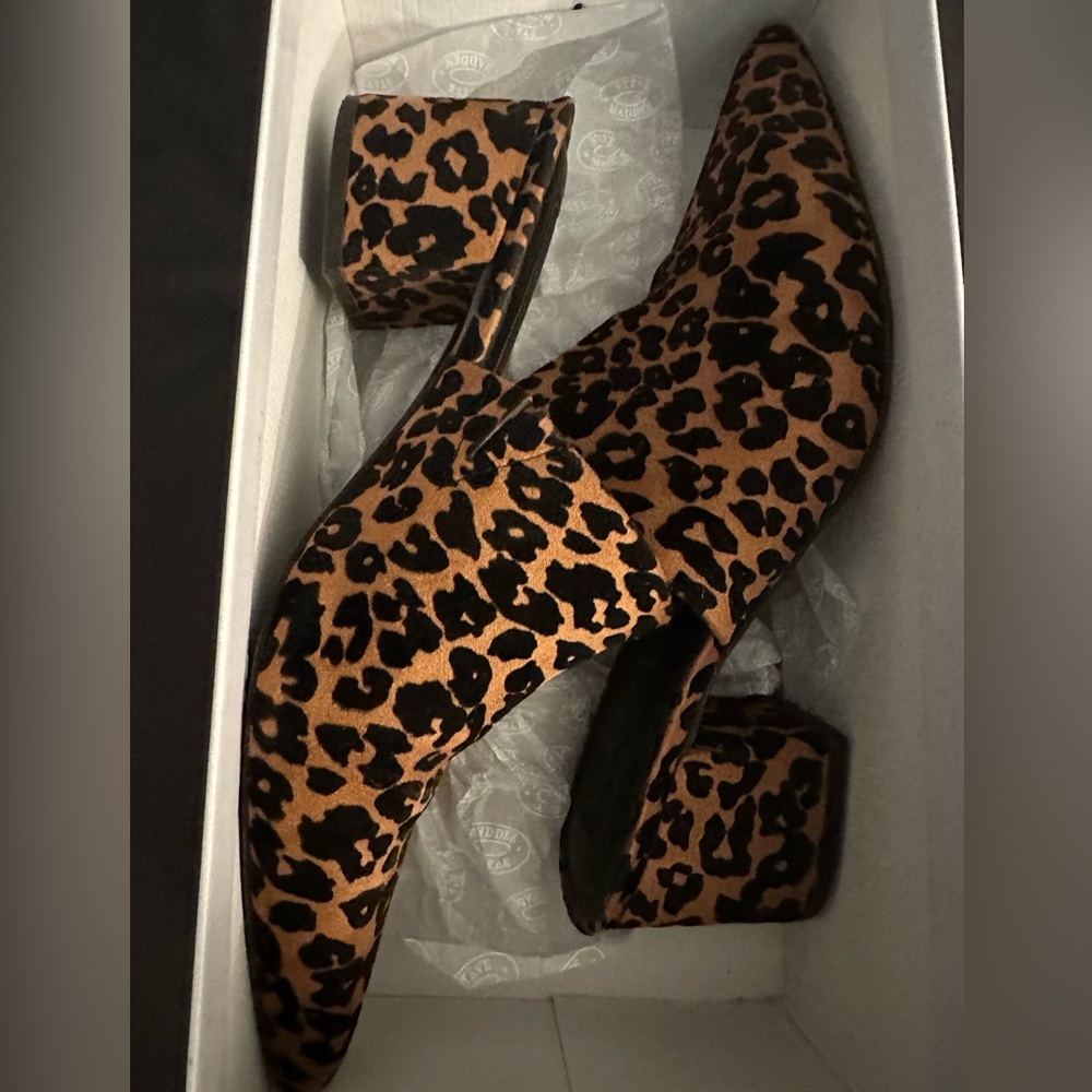 steve’s madden mules, 2 inch heel. lightly used.